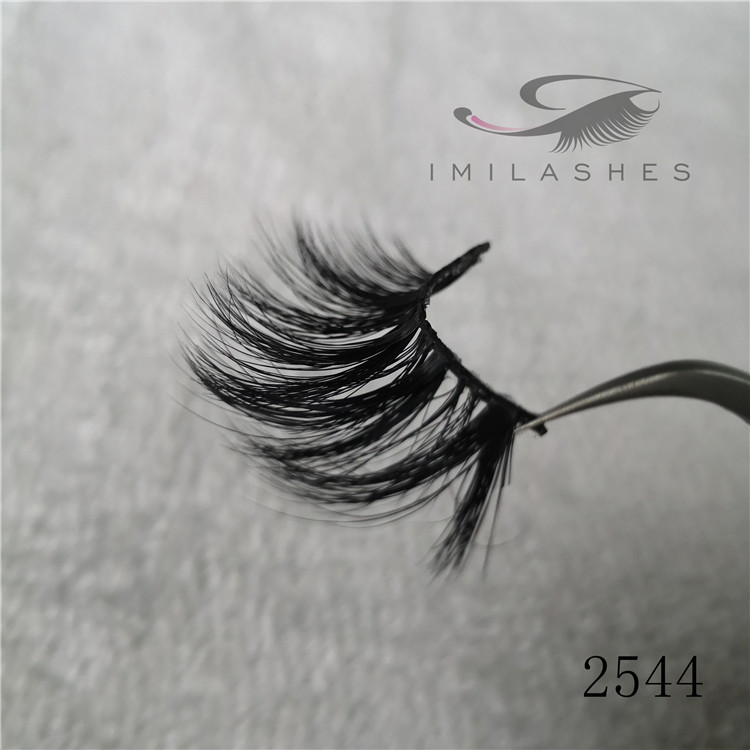 Long full false eyelashes real mink lashes in bulk A-44